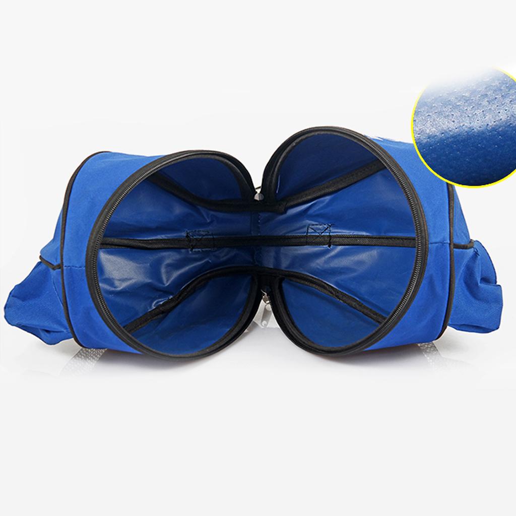 Waterproof Basketball Soccer Carrying Bag Volleyball Handbag Case with Adjustable Shoulder Strap Blue/Black/Red