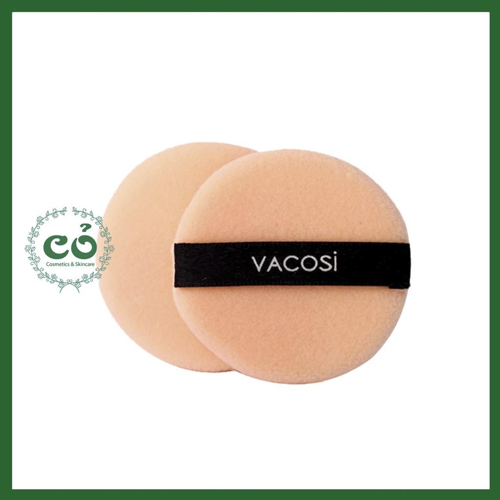 Bông phấn khô tròn nhỏ Vacosi Small round puff