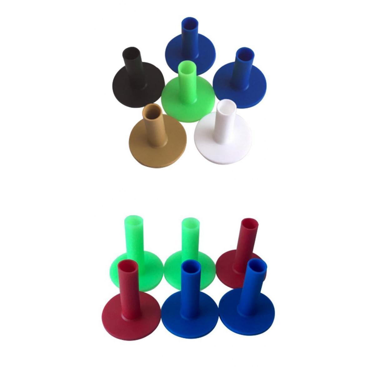 12pcs Rubber Golf Driving Range Tees Reusable Golf Ball Trainer Practice
