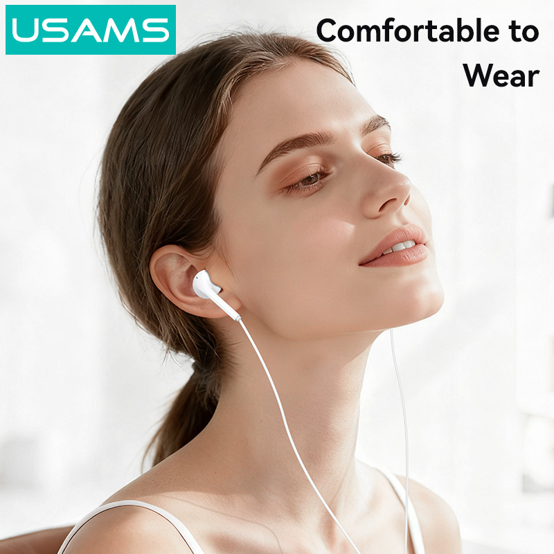 Tai Nghe Có Dây Type-C USAMS SJ771 EP-50 Chất âm Hi-Fi Dây Dài 1m2 (Hàng chính Hãng)