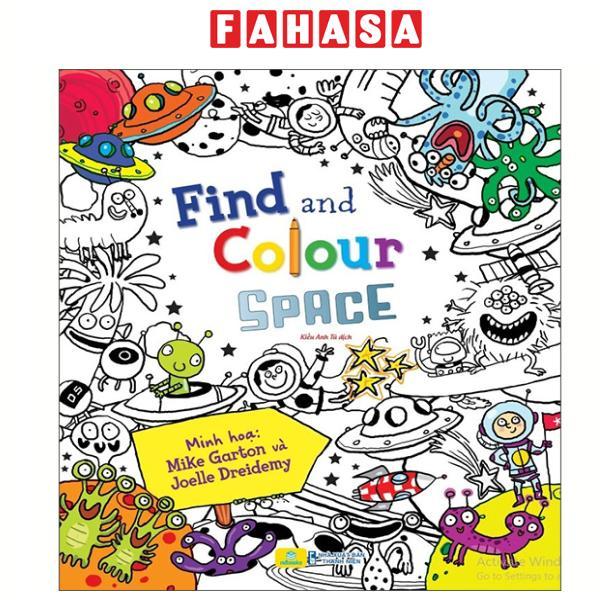 Sách - Find And Colour - Space