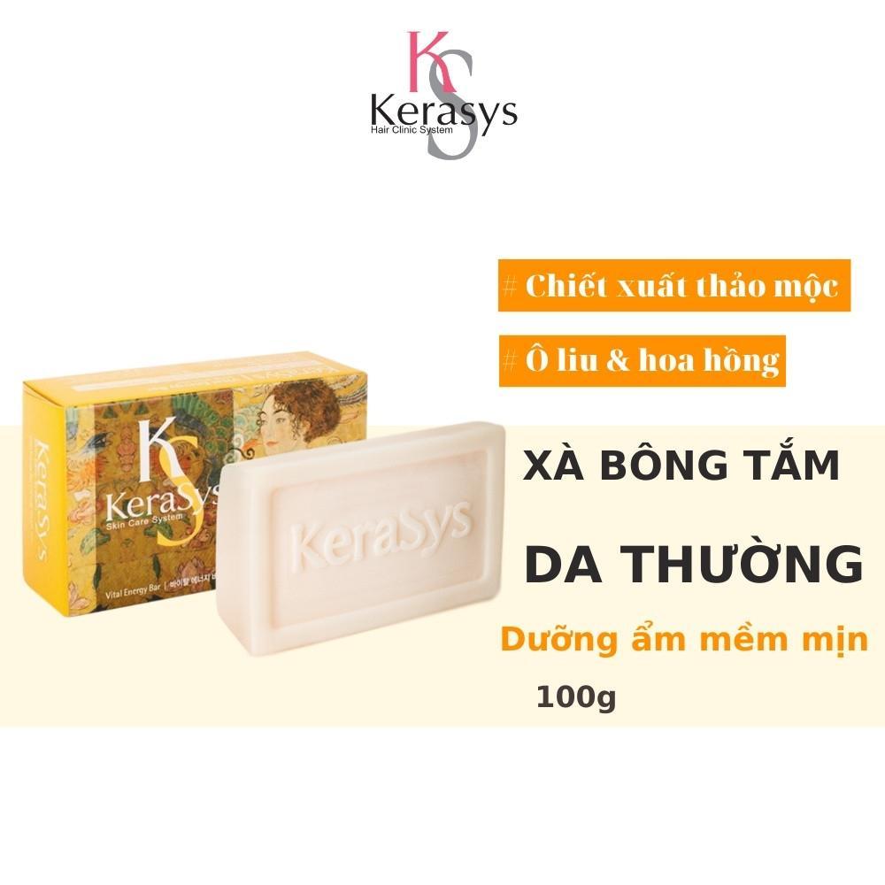 Xà bông dưỡng da cao cấp Hàn Quốc Kerasys Vital Energy Bar - Vàng (Dành cho da thường) 100gr