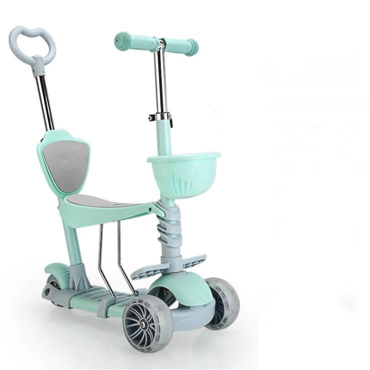 Xe Scooter Kids Đa Năng 5in1 Hummer GreenMint U6