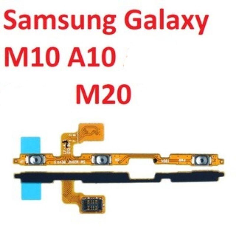 dây nút nguồn cho Samsung M10 M20 A10 / dây cáp nút tăng giảm âm lượng cho Samsung M10 M20 A10 dùng chung, hàng zin bóc máy