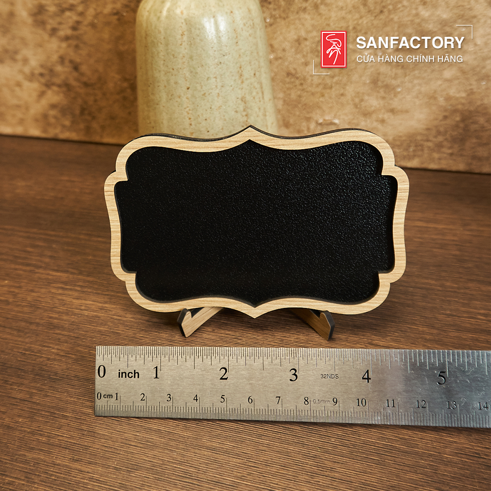 Bảng đen mini viết phấn để bàn trang trí tiệc cưới, sinh nhật DIY SAN-VP07