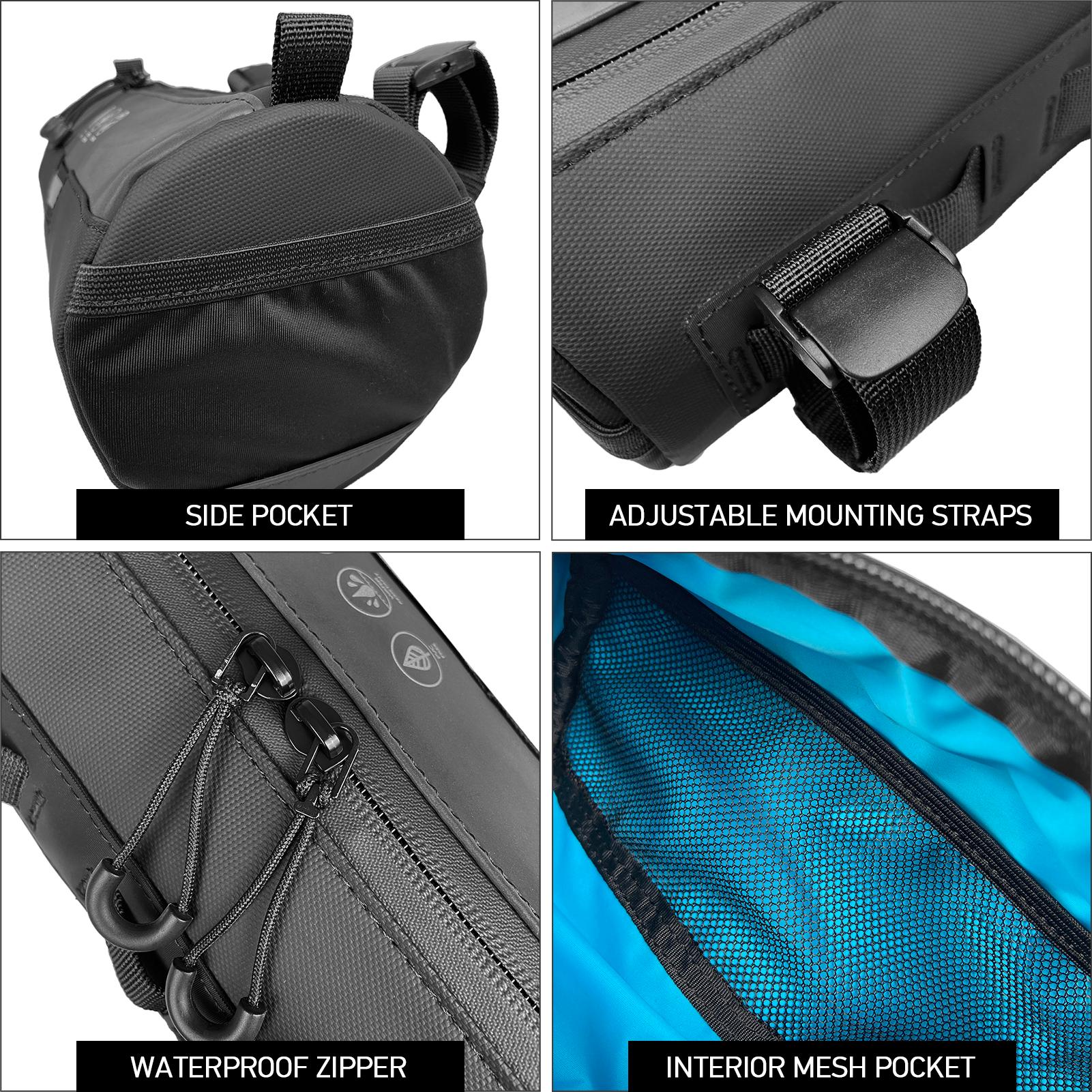 Bike Front Bag Waterproof Bicycle Handlebar Bag Cycling Accessories Pack Bike Pannier Shoulder Bag for Road Mountain Bike