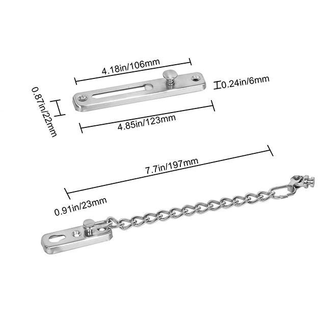 Dây Xích Chốt An Toàn, Hạn Chế Đẩy Cửa, Đảm Bảo An Toàn, Chắc Chắn, Bảo Vệ Phụ Nư và Trẻ Nhỏ - 3100 bac