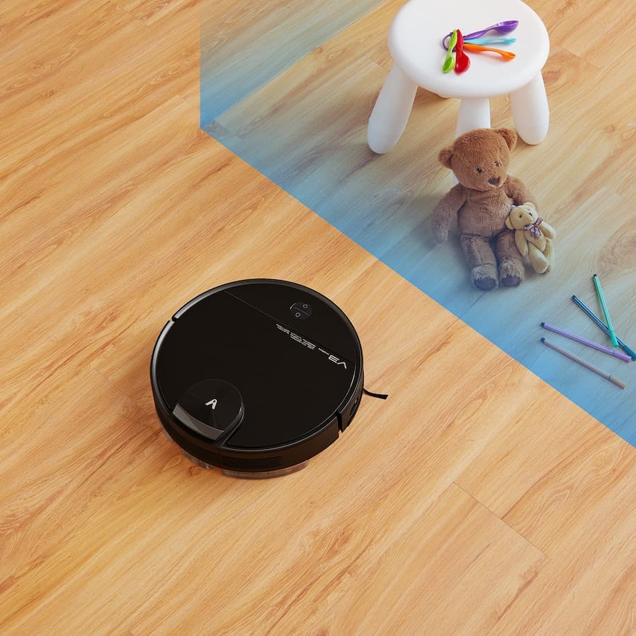 Robot Hút Bụi Lau Nhà Xiaomi Viomi V3 Max Kết Nối App Thông Minh Diện Tích 150 m2 Công Suất Cao 35 W - Hàng Chính Hãng