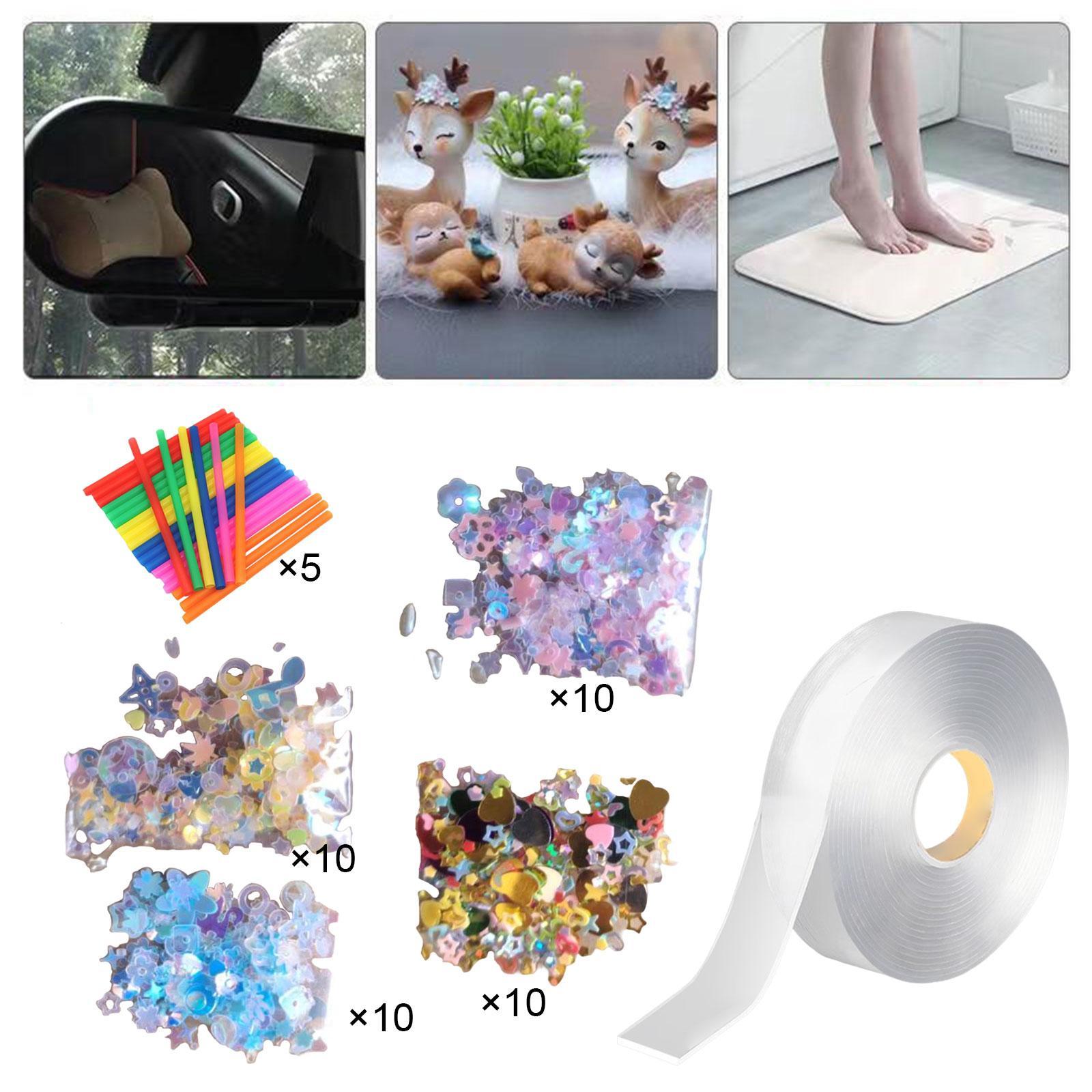 Double Sided Tape, Sticky Ball Tape Ball Making Party Game for Children 5cm Width Blowing Bubble Creative Handmade Traceless DIY Crafts Tape