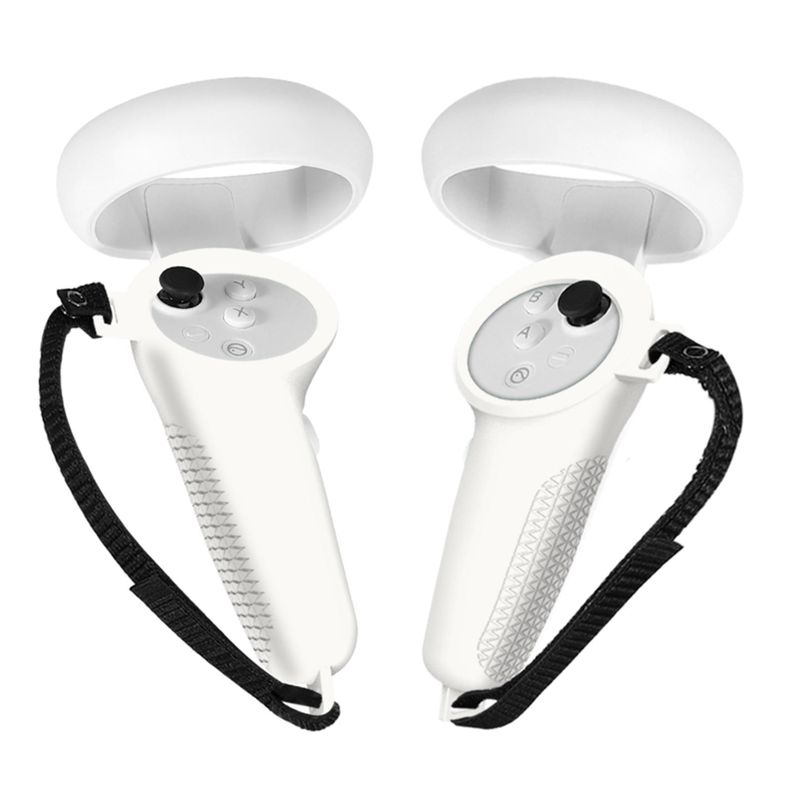 2Pcs Grip Cover, for Neo 3, Touch Controller Grip Accessories, Anti-Throw Handle Protective Sleeve with Adjustable Hand Strap