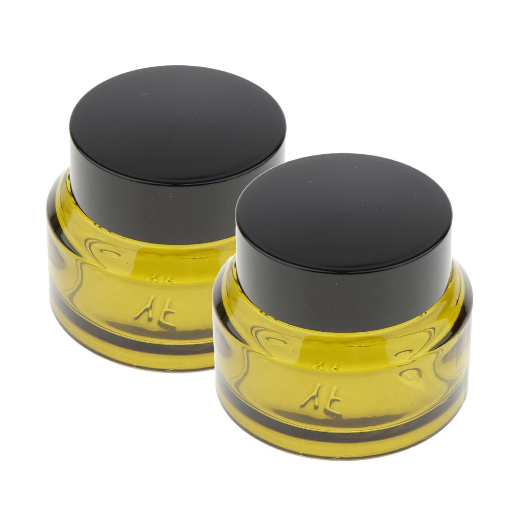 Empty Glass Makeup Container Face Cream Jars Lotion Bottle Case for Travel