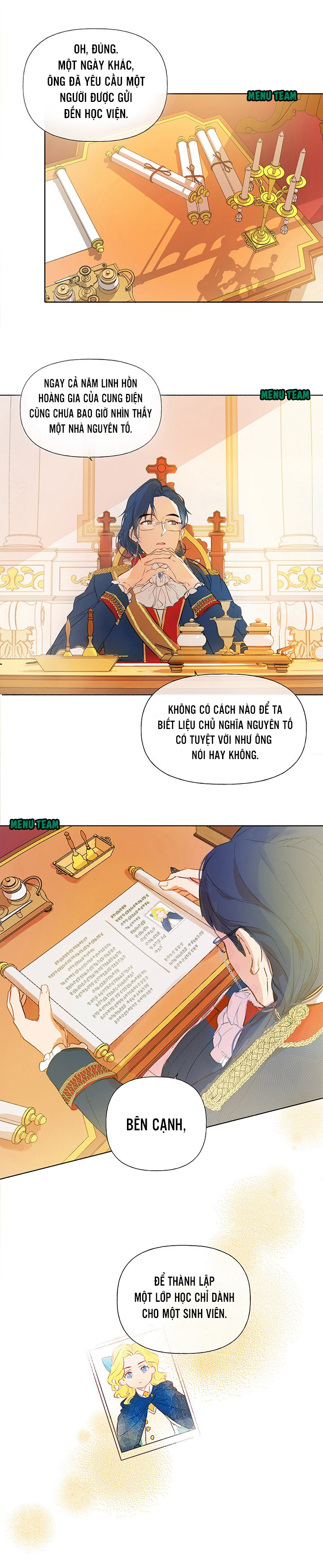 nhà nguyên tố tóc vàng chapter 3 5