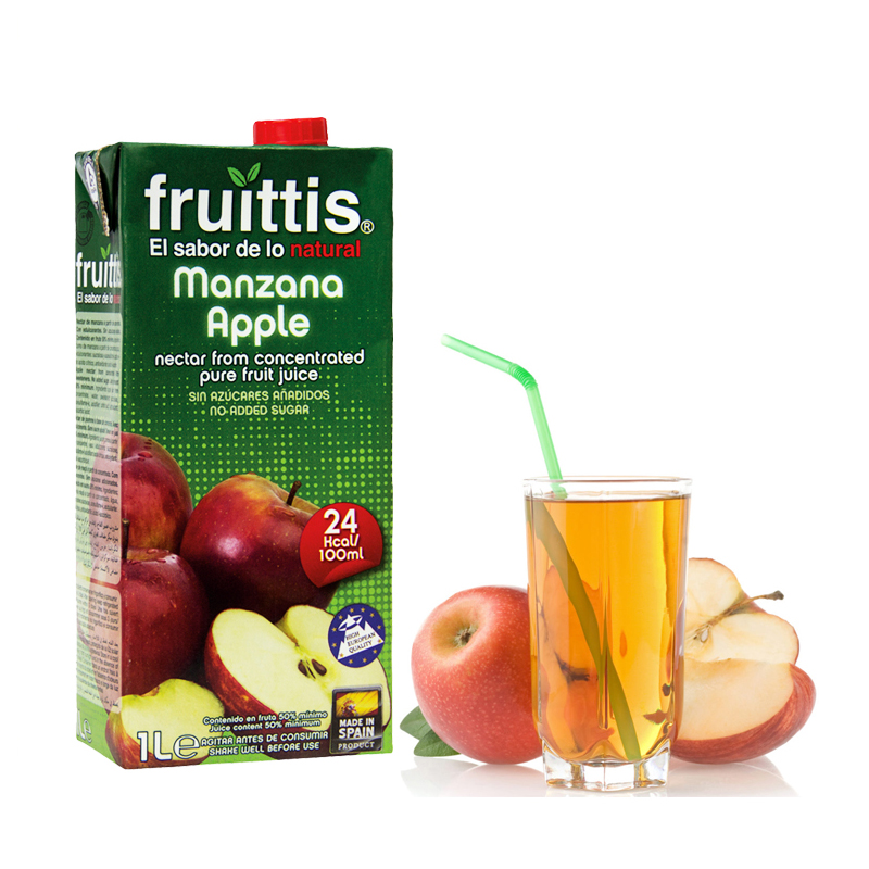 Combo 2 hộp nước ép Fruittis táo 1L