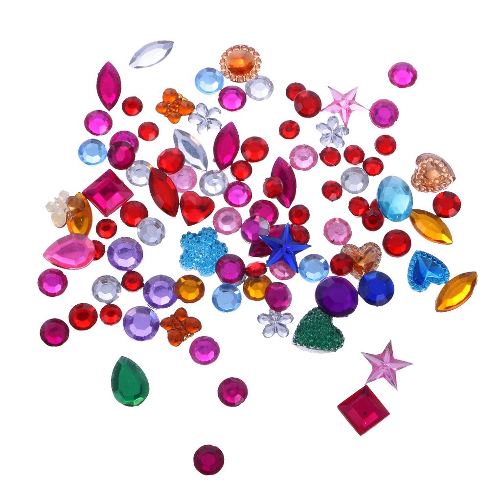 Acrylic Art Rhinestones Acrylic Diamond Acrylic DIY Craft / Mixed Color
