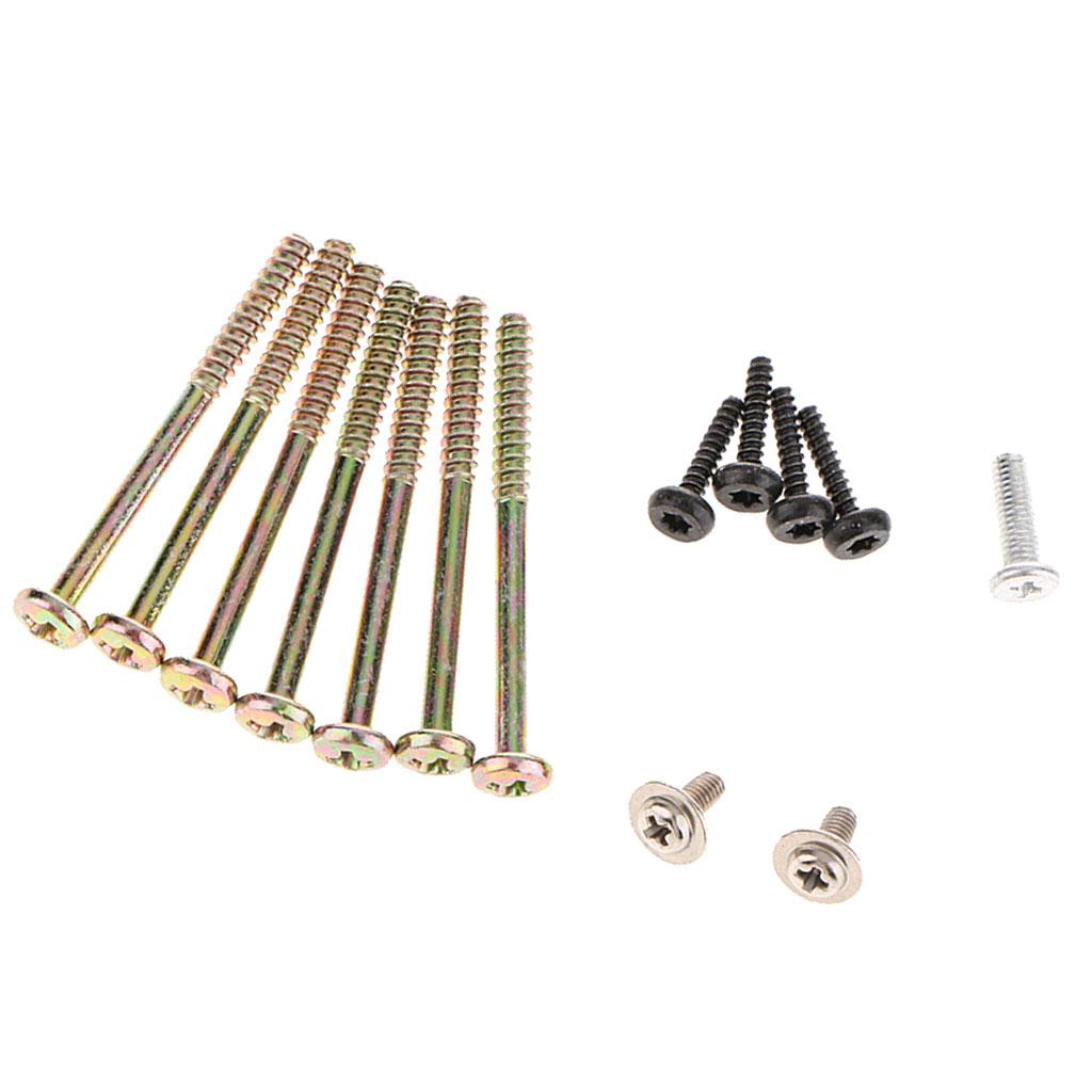 24x Controller Screw Set for Sony PS3 Slim Consist Of Long Screw Flat Screws Tri-lobular Screw PWB Bundle