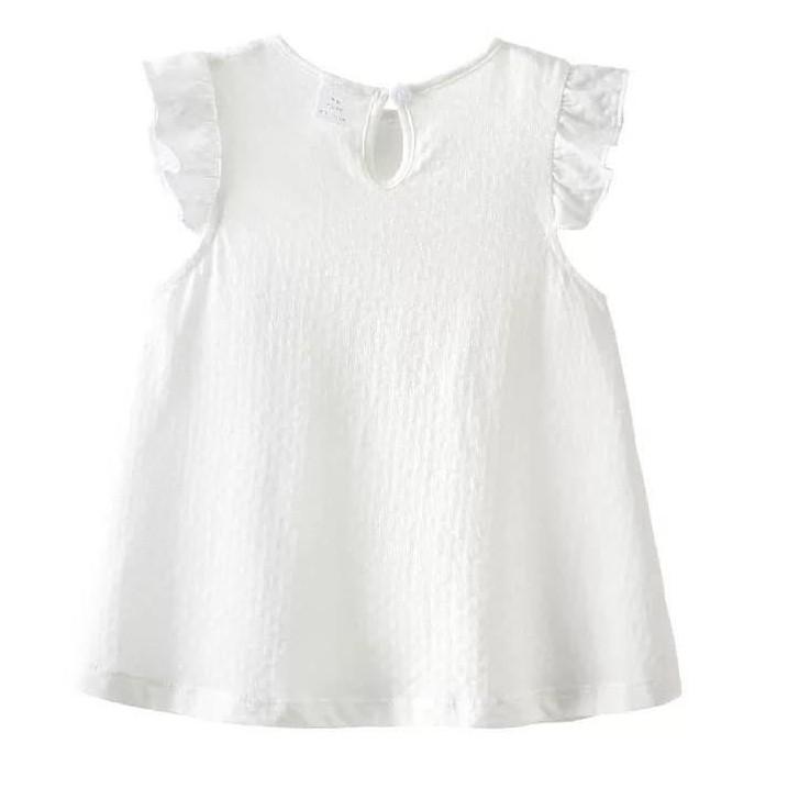 Váy bé gái 100% organic cotton hữu cơ siêu mềm nhẹ thoáng mát không tẩy nhuộm hóa chất an toàn cho bé