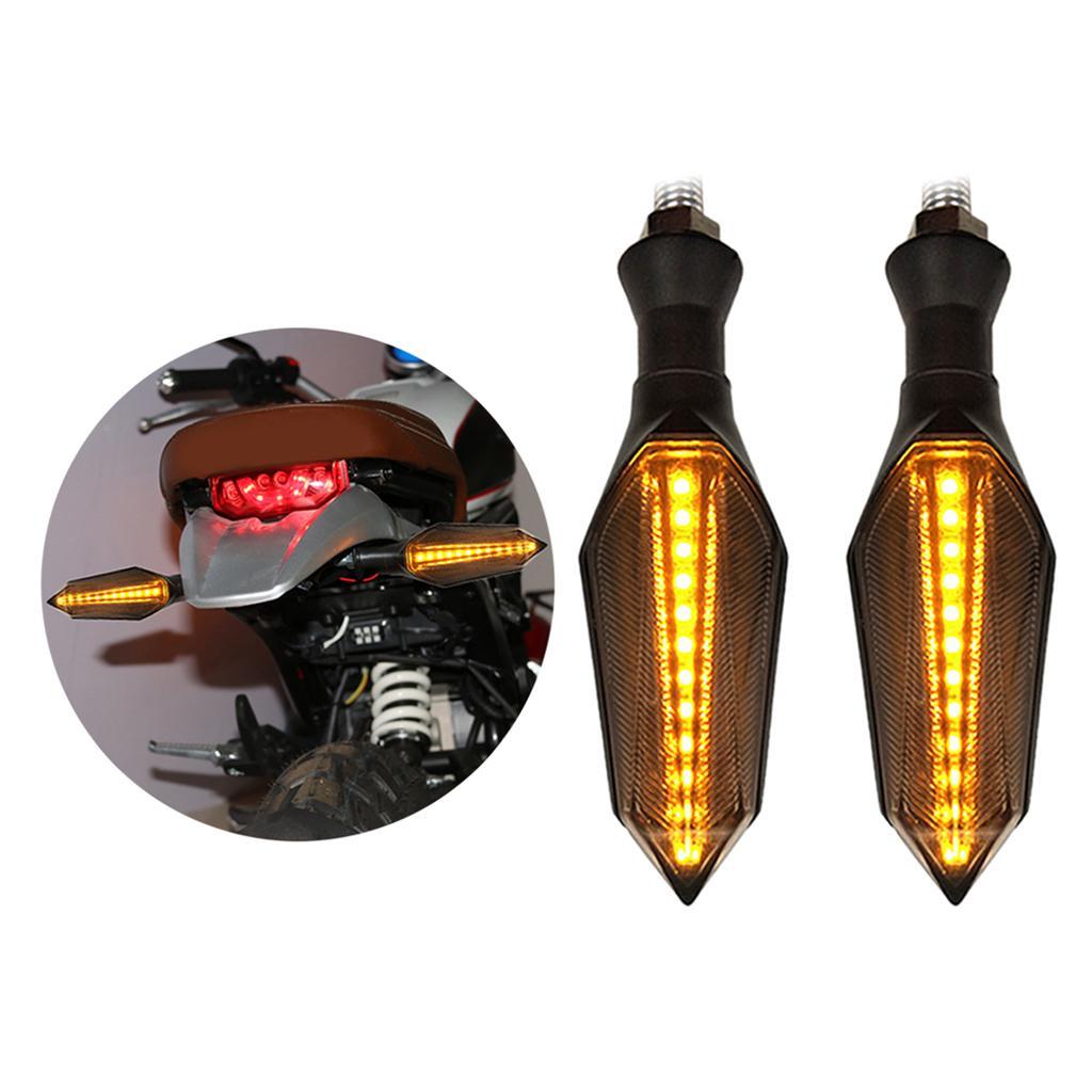 2pcs Motorcycle  Indicator Blinker Tail Light 12V 12 LED Universal