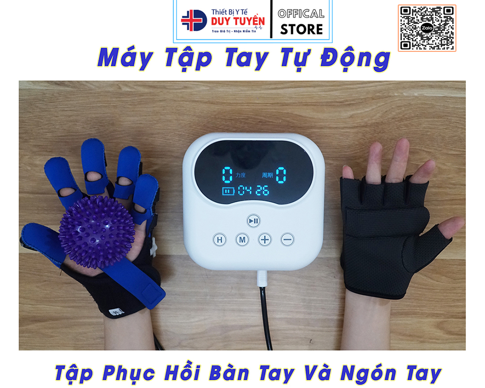 Máy Tập Tay Phục Hồi Chức Năng Bàn Tay Và Ngón Tay Cho Người Tai Biến - Robot Tập Phục Hồi Bàn Tay - Máy Tập Tay Tự Động