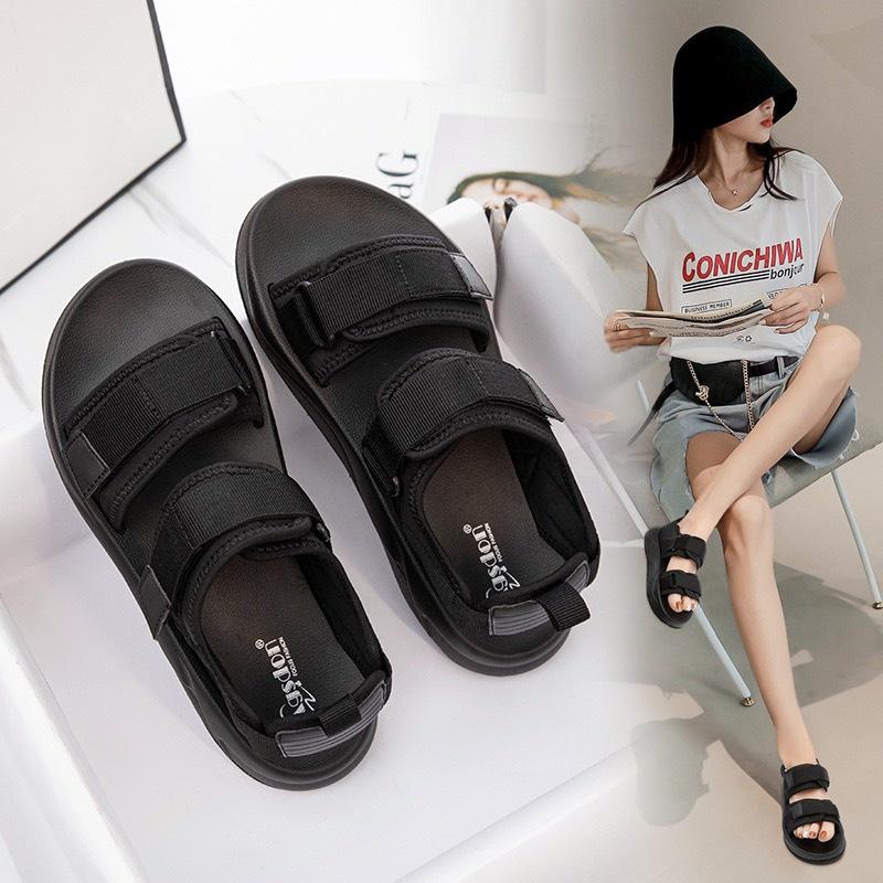 (2 Màu) Sandal nữ thời trang 2 quai đế cao 3cm Conichiii.b110