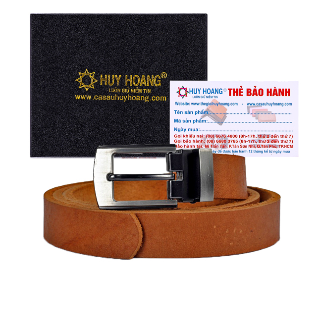 Dây thắt lưng nữ Huy Hoàng 2,5P 1 lớp màu da, đen, nâu HT5101-02-03