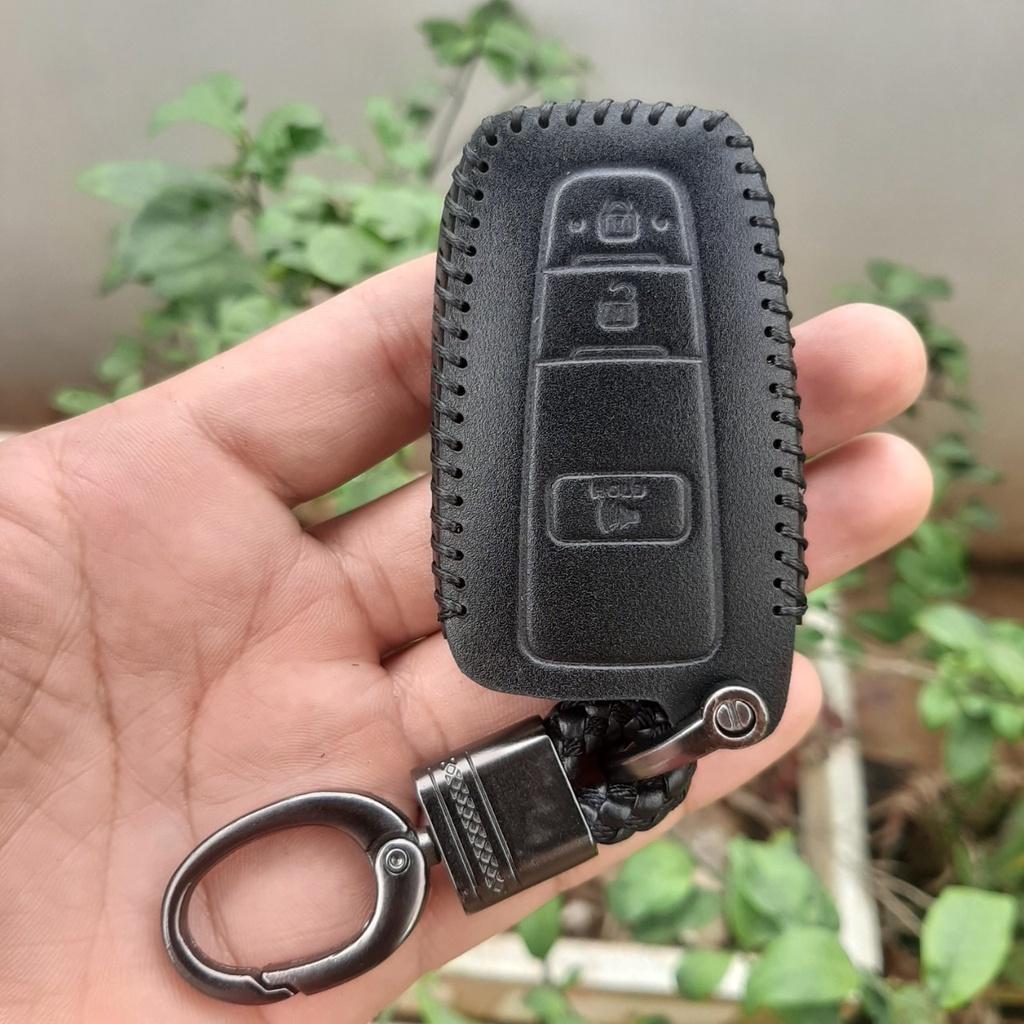 Bao Da Chìa Khoá Toyota Cross, Da Thật, Bảo hành 2 năm, có khắc tên và sđt chủ xe