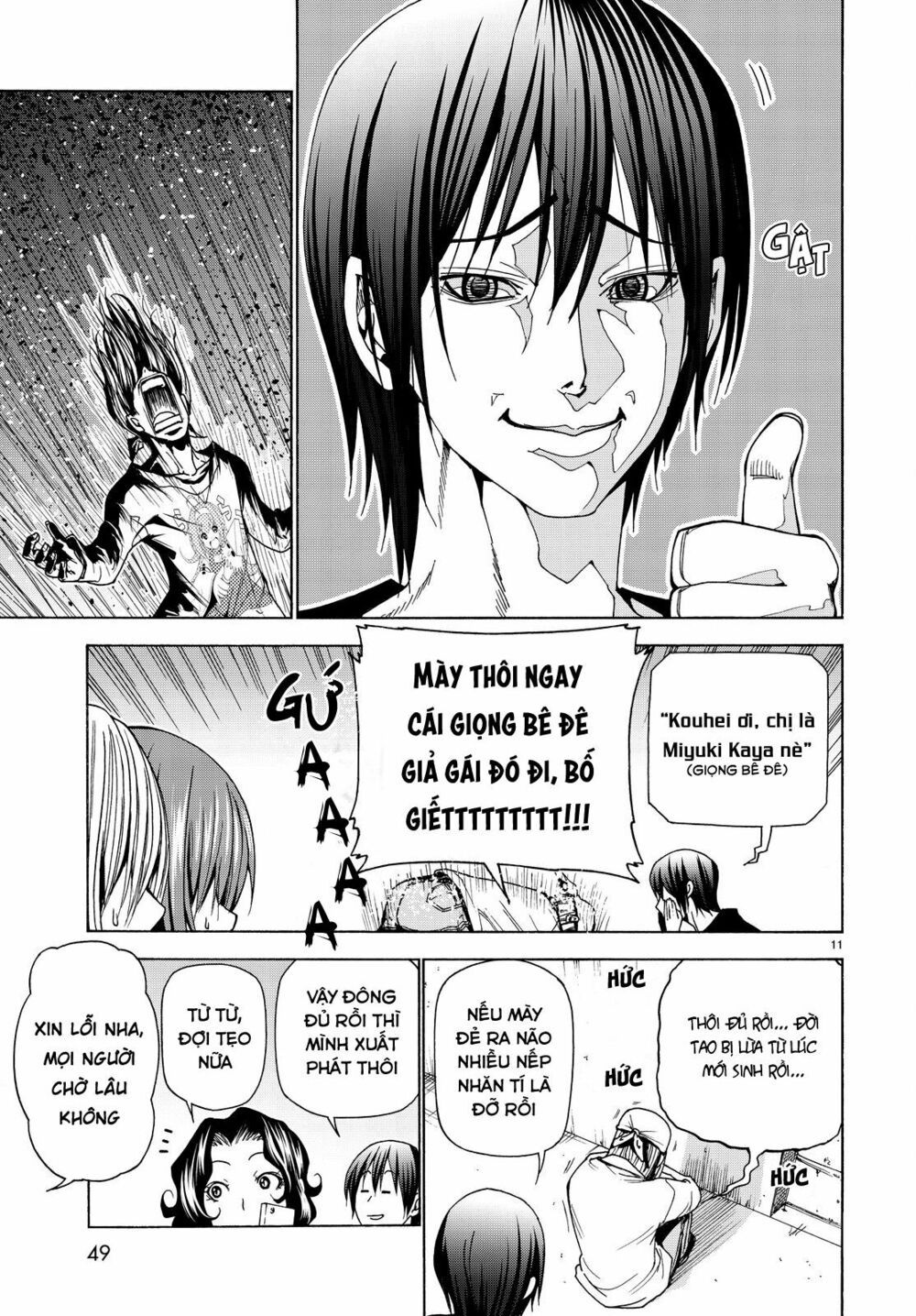 cô gái thích lặn - grand blue chapter 41 12