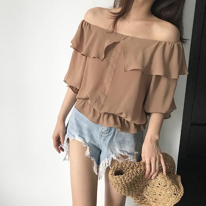 TK260-ÁO VOAN TRỄ VAI BÈO TAY LỠ S-6XL