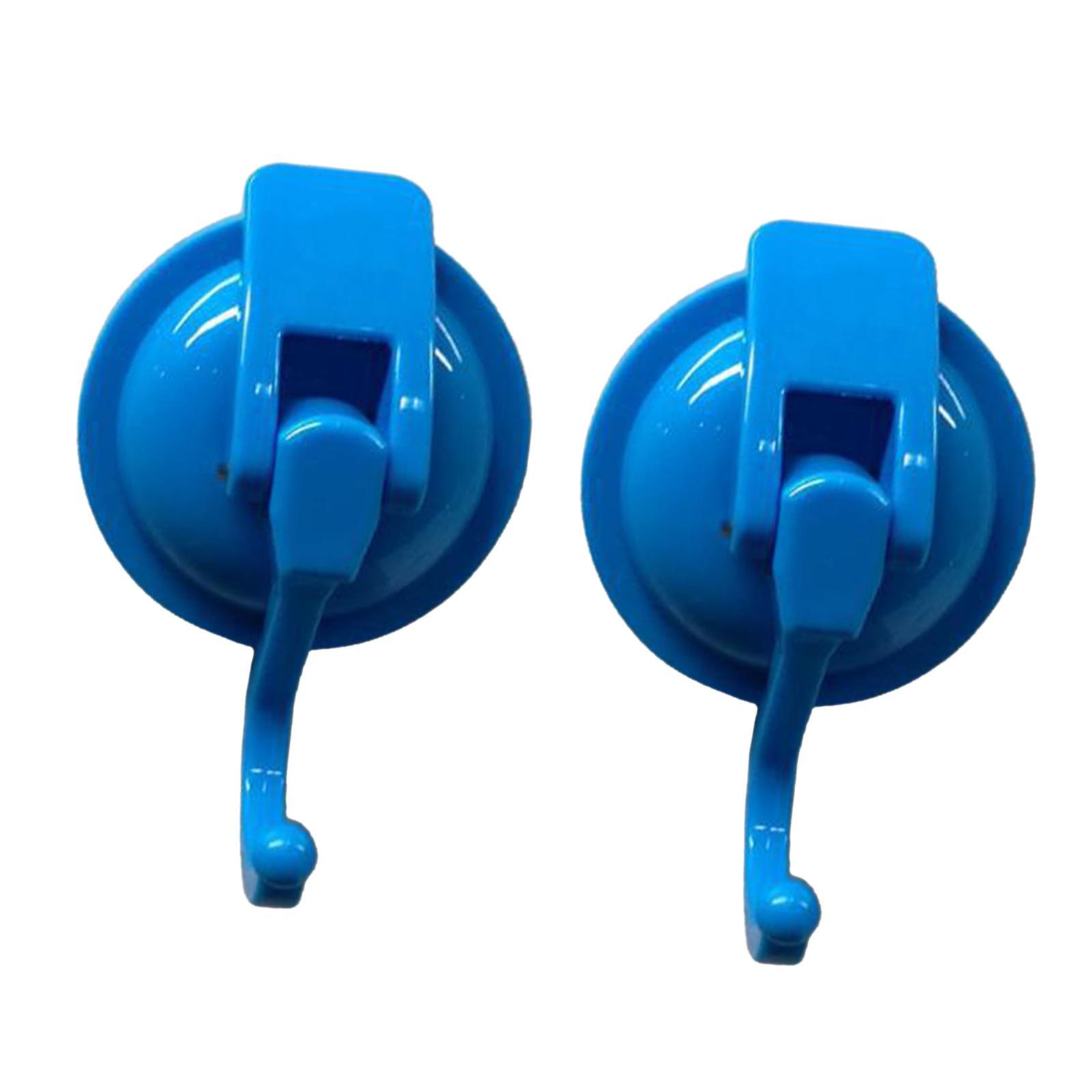 2 Pieces Suction Cup Hooks Easy to Instal No Drilling for Bathroom Towel