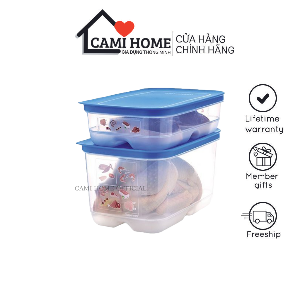 Bộ Hộp Đông Mềm Cool Mate Tupperware, Hộp Trữ Mát Thực Phẩm Tươi Sống