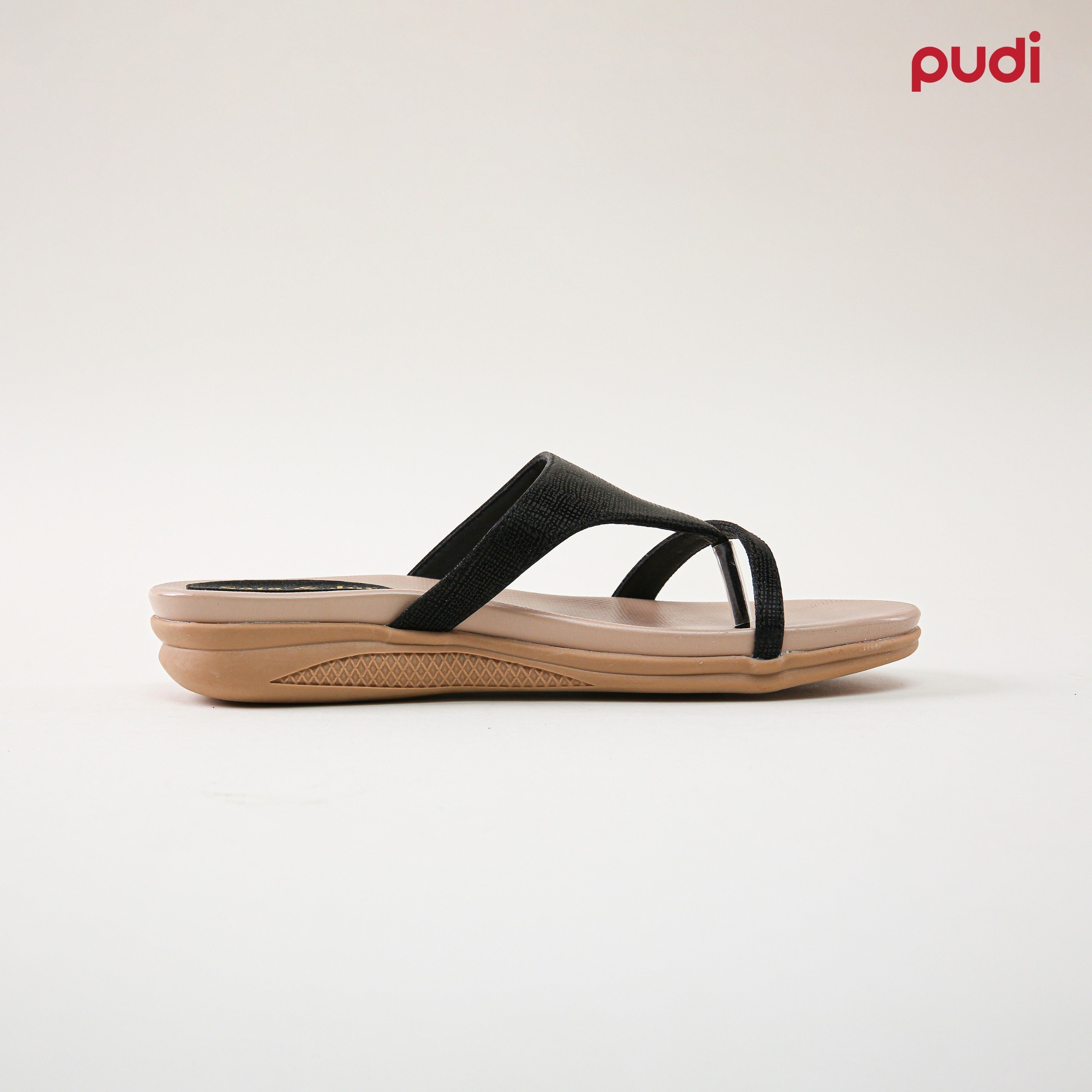DÉP NỮ QUAI CHÉO |PUDI| ĐẾ ĐÚC, DA CAO CẤP - 9352