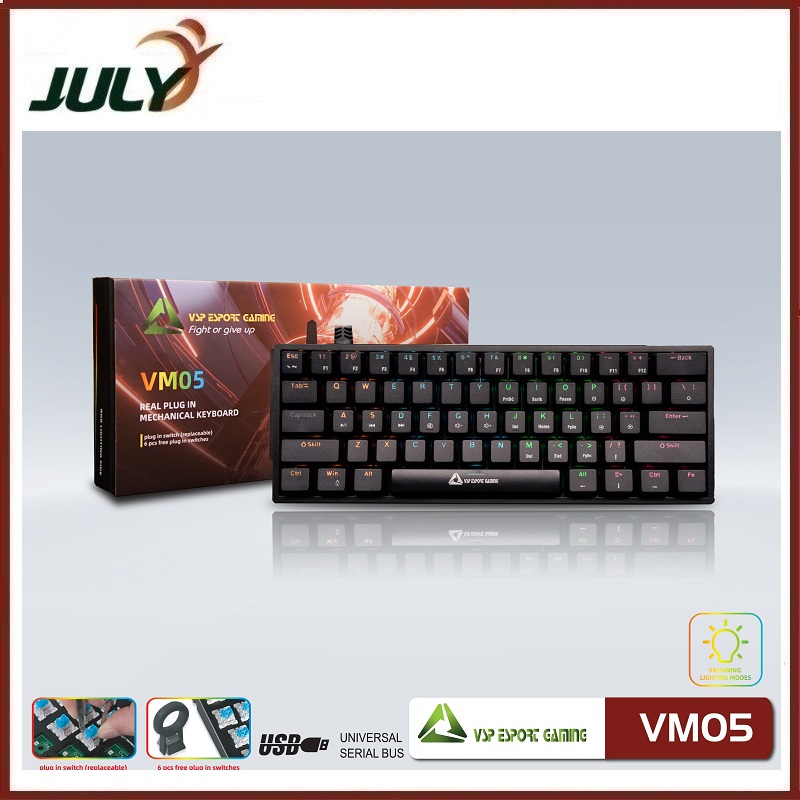 Bàn phím VSP eSport Gaming VM05 - JL - Hàng Chính Hãng