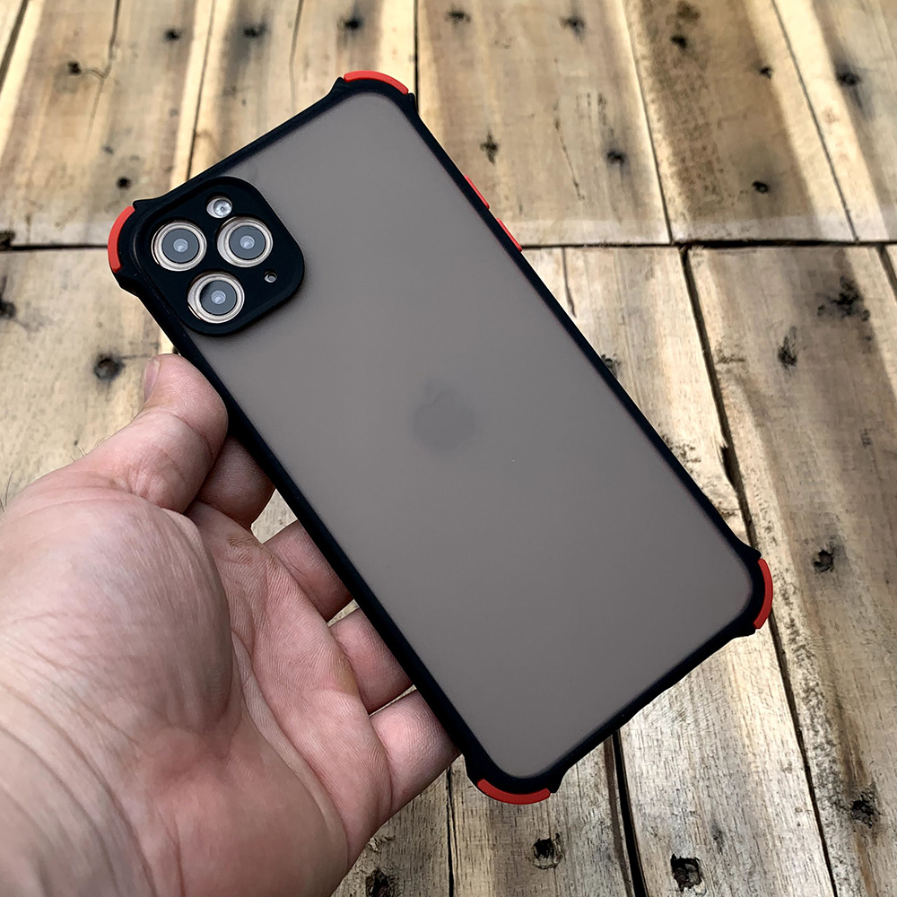 Ốp lưng chống sốc toàn phần màu đen dành cho iPhone 11 Pro Max