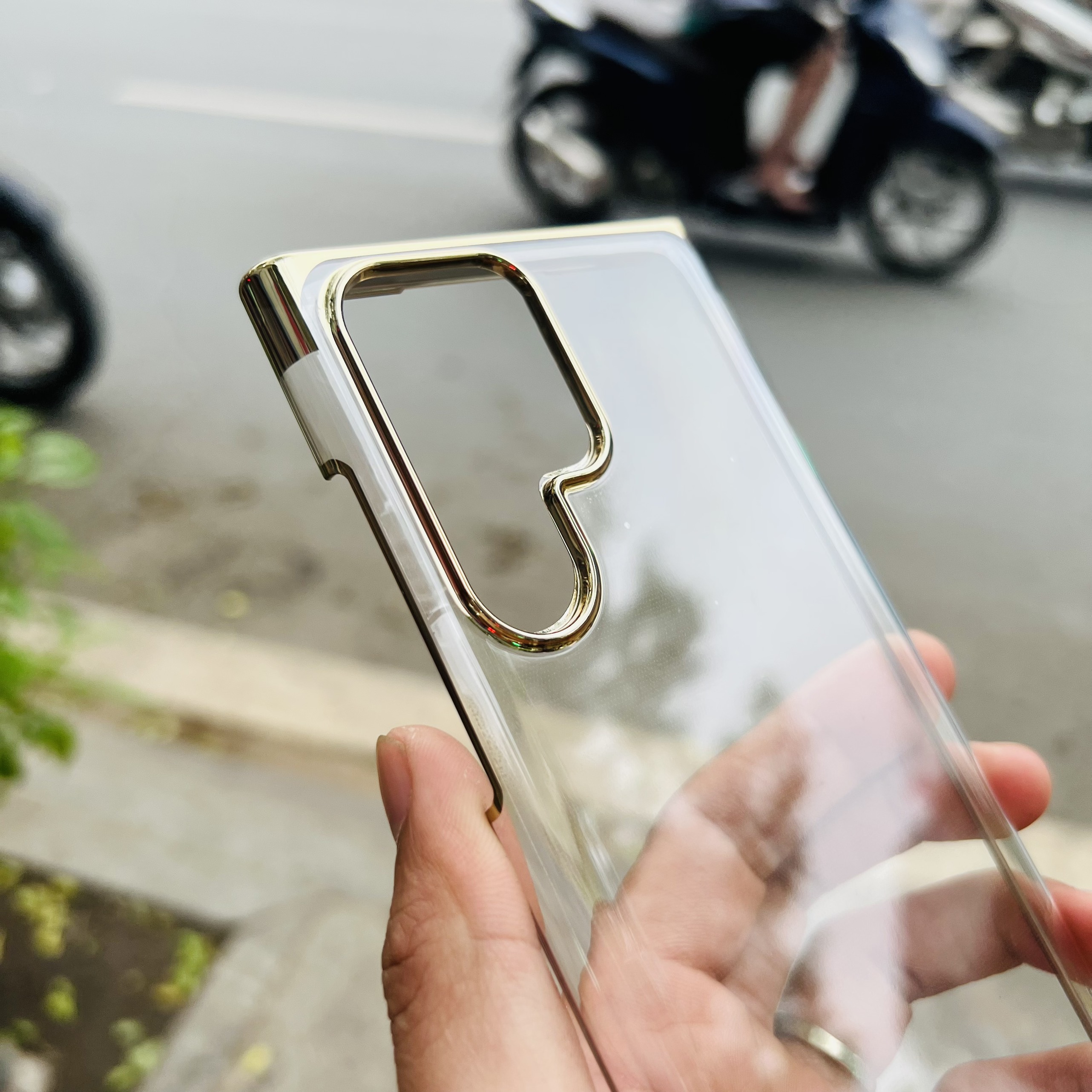Ốp lưng dành cho SamSung Galaxy S23 Ultra chính hãng XUNDD trong suốt viền xi, không ố vàng- Hàng nhập khẩu