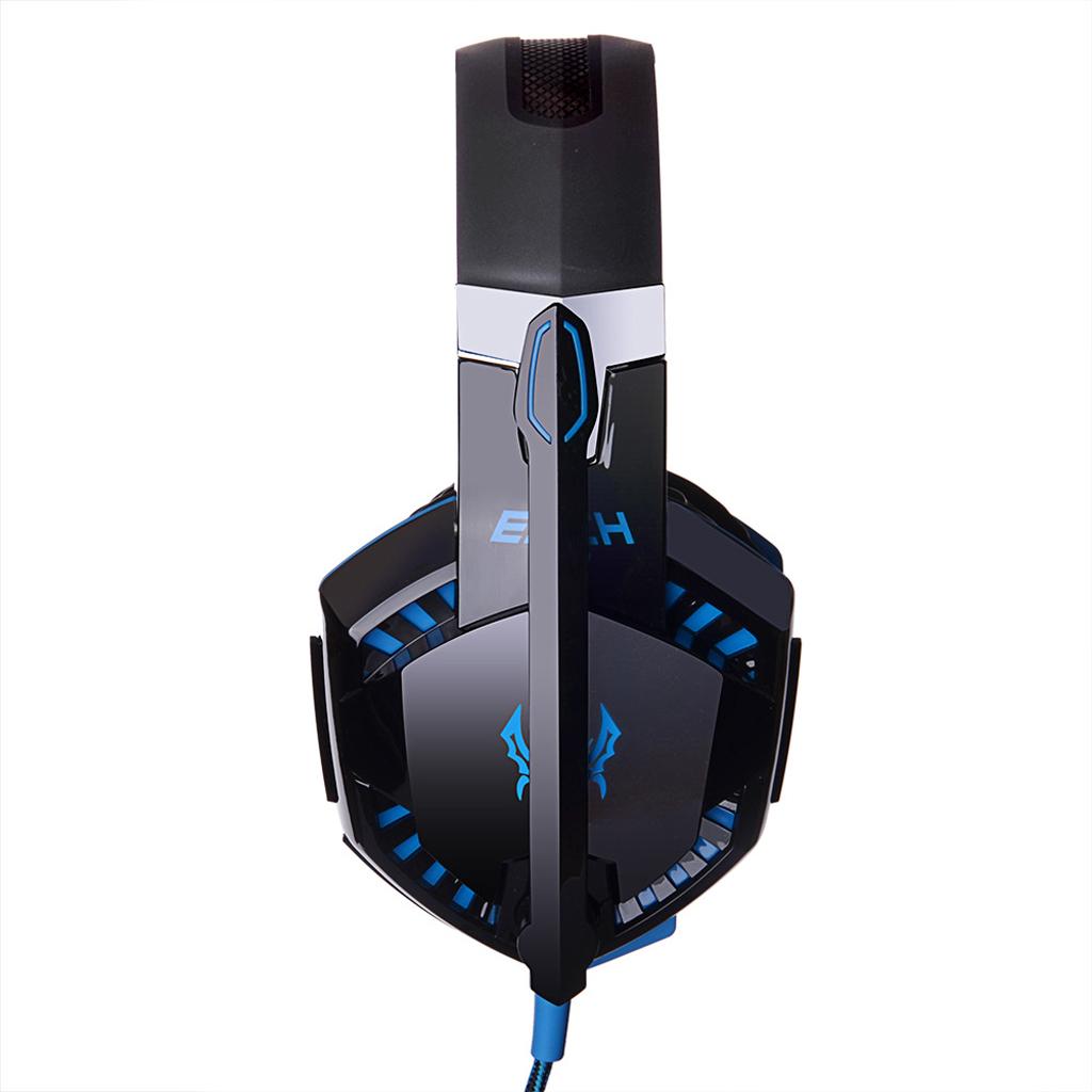 Deep Bass Game Headphone Sound Over-Ear Gaming Headset Earphone Blue