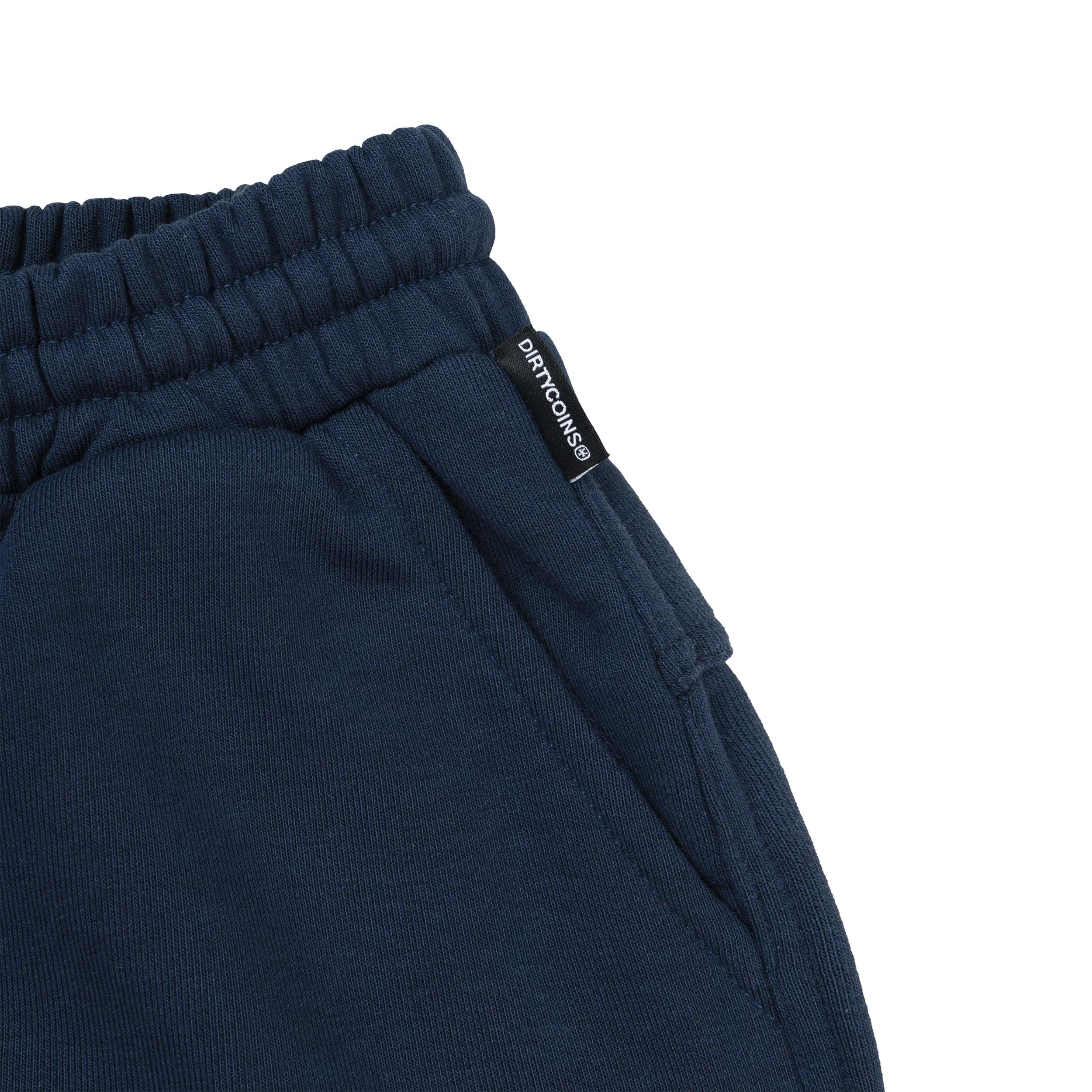 Combo Quần Áo DirtyCoins Sweatshirt Academy Script + Sweatshorts Academy - Blue