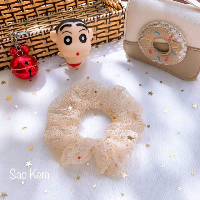 Cột vải Scrunchies ngôi sao