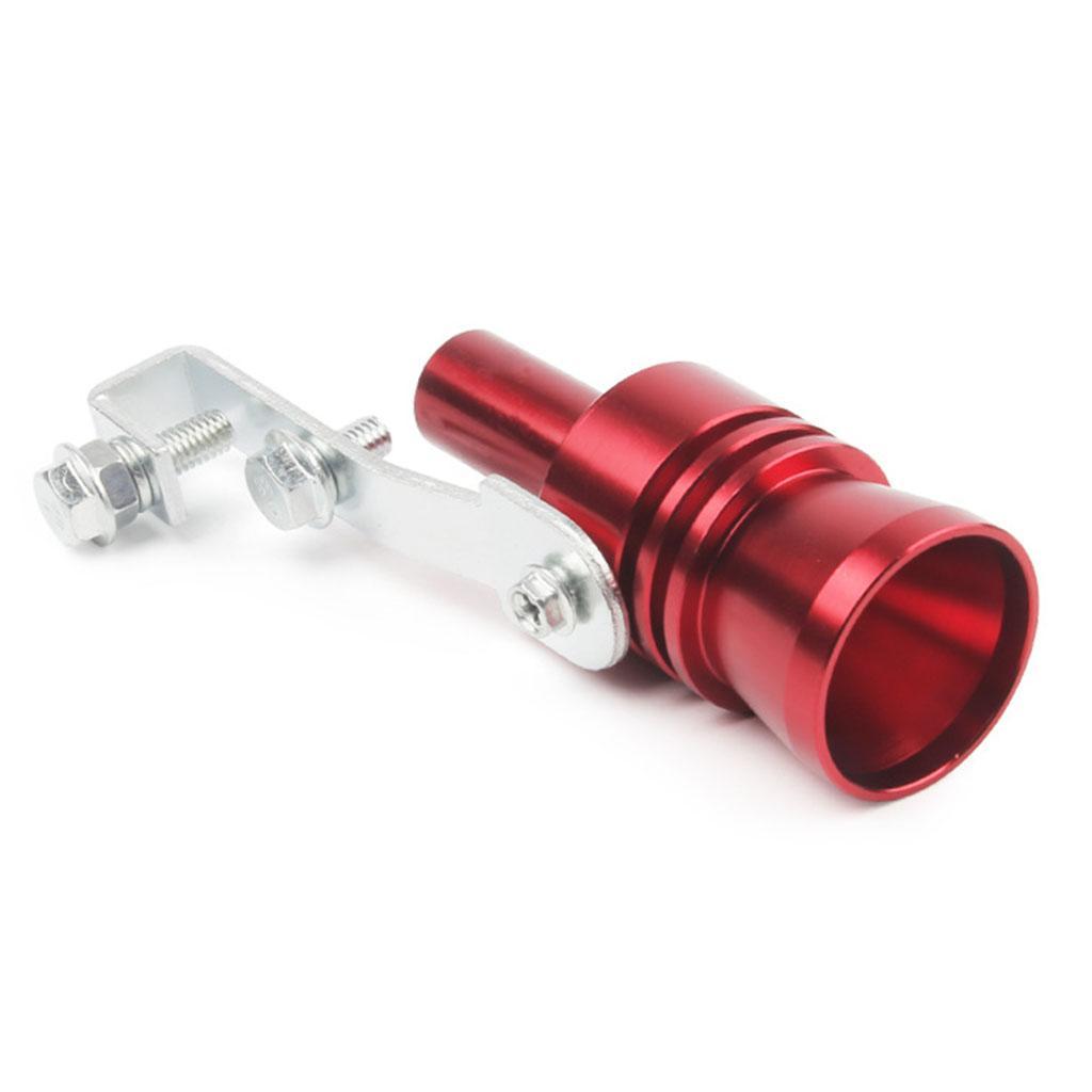 2x Universal Car Turbo Whistle Refitting Turbo Whistle Exhaust Pipe