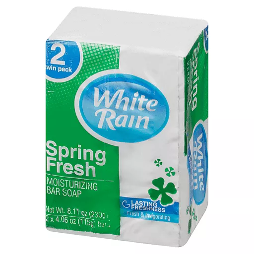 Xà bông cục hiệu White Rain Spring Fresh 115g x 2 cục - USA