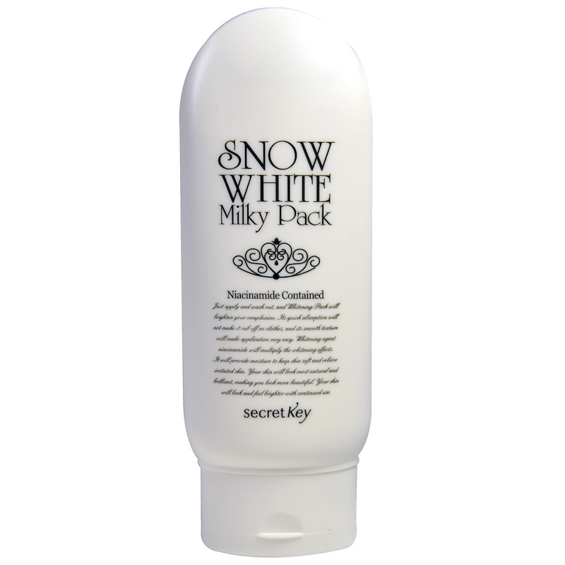 Kem tắm trắng mặt và toàn thân Secret Key Snow White Milky Pack 200g