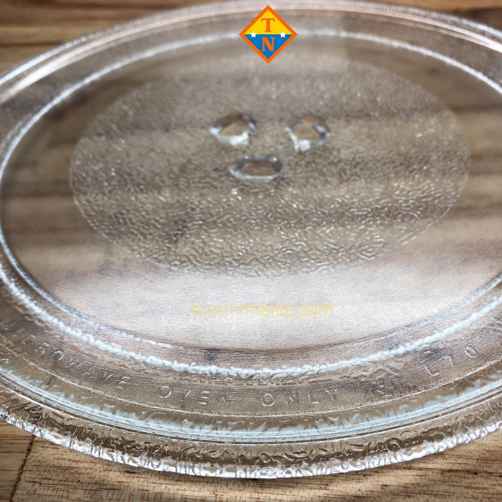 Đĩa thủy tinh lò vi sóng 24.5cm có chấu/không chấu # phụ tùng lò vi sóng