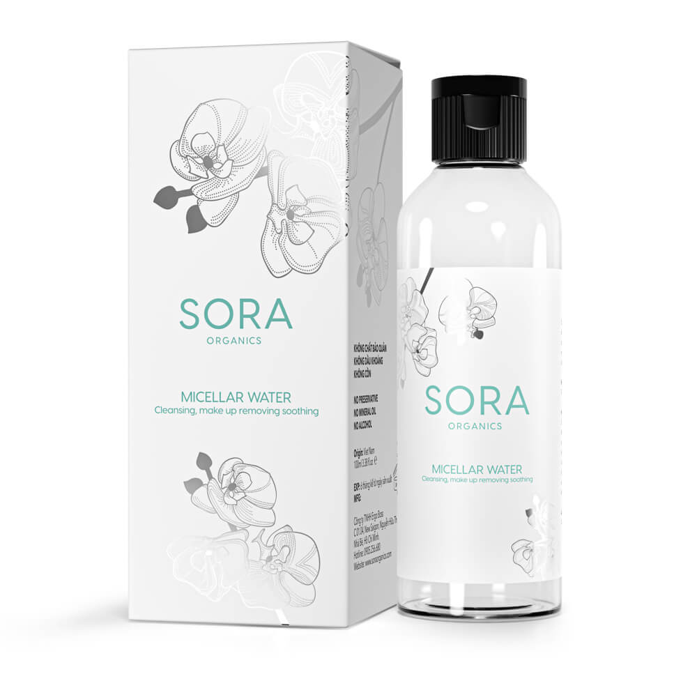 Micellar Water Sora Organic– Nước Tẩy Trang Micellar 100ml