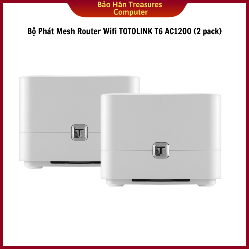 Bộ Phát Mesh Router Wifi TOTOLINK T6 AC1200 (2 pack) - Hàng Chính Hãng