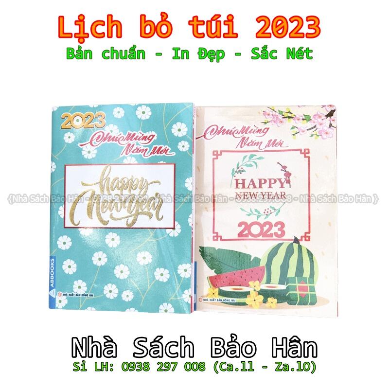 Lịch cầm tay, lịch bỏ túi 2023 tiện lợi ghi chú nhắc nhở (KT: 7x10cm) - GIAO NGẪU NHIÊN MẪU ẢNH