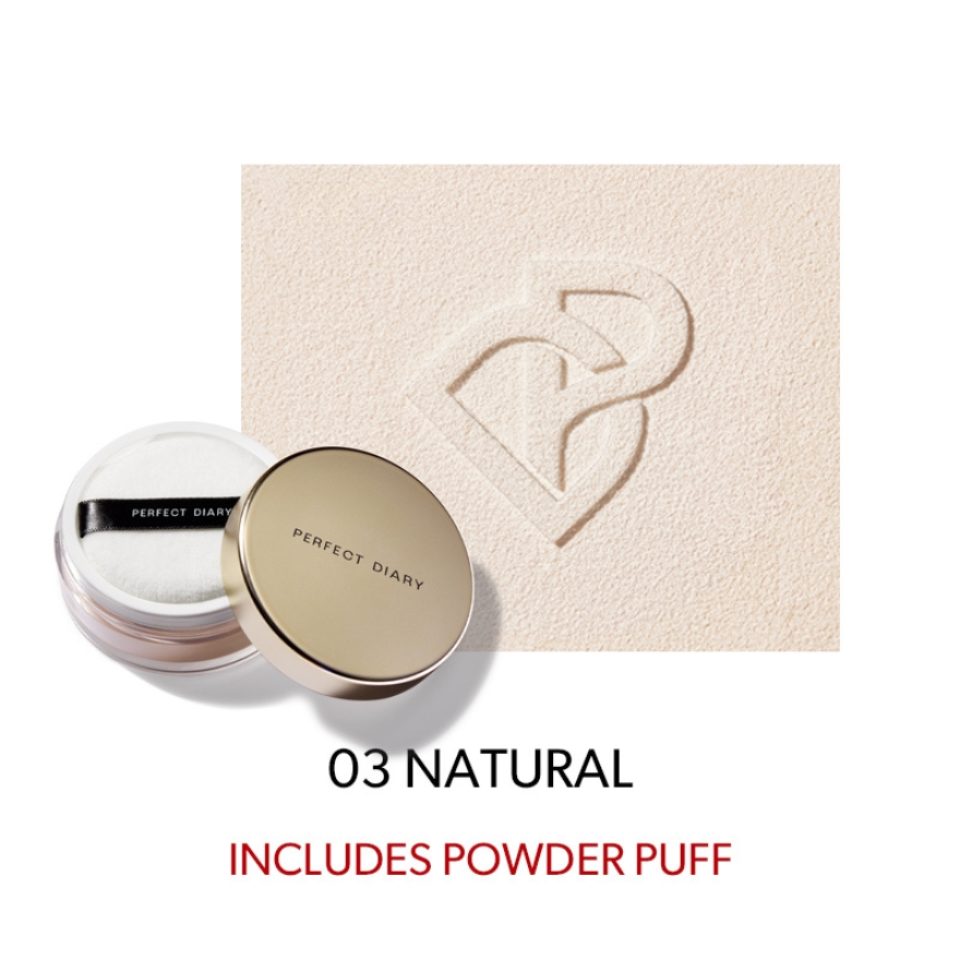 Phấn Phủ Kiềm Dầu Perfect Diary Weightless Soft-Velvet Blurring Loose Powder 7g