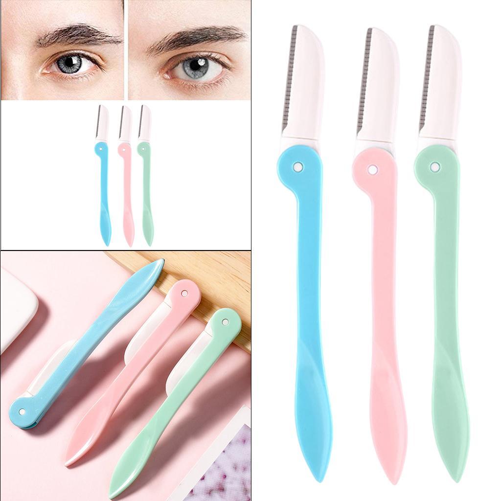 3x Eyebrow  Foldable Facial  Scraping Eyebrow