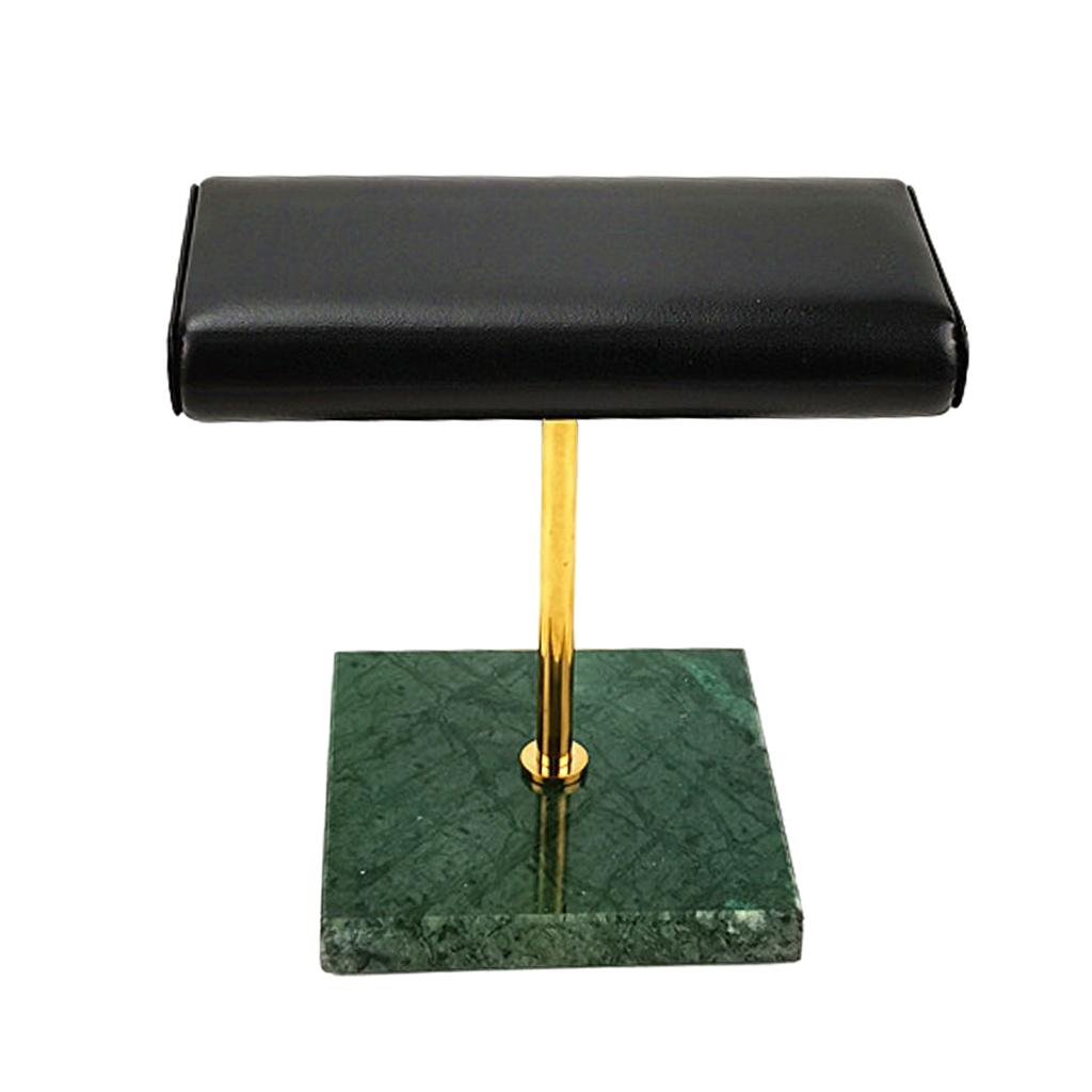 Premium Stable Marble & PU Leather Watch Holder Display Stand for Showcase Exposition