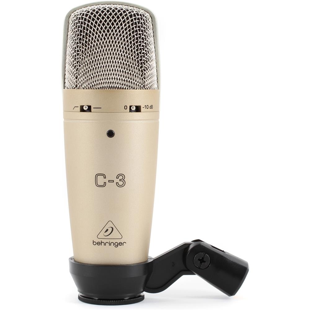 Behringer C-3 - Micro Condenser 48v Màng Thu Kép Lớn 16mm, 3 Hướng Thu - Hàng Chính Hãng