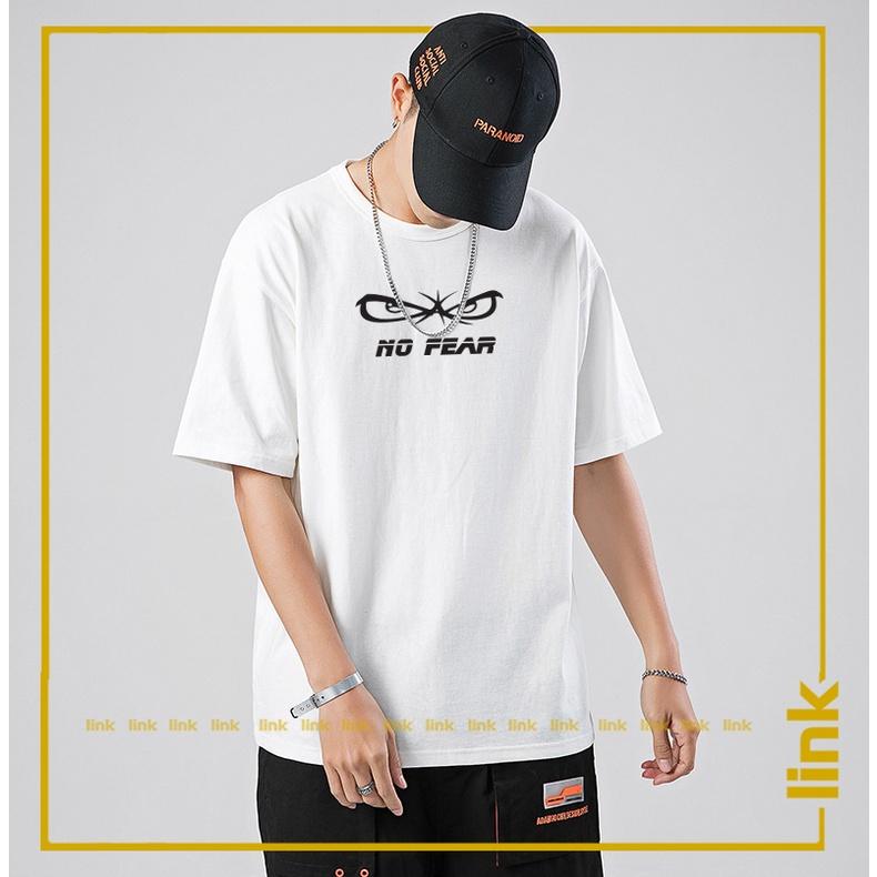 Áo dáng rộng NO FEAR ngầu trước ngực tay lỡ unisex
