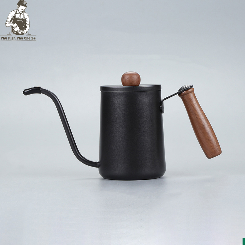 Ấm Cổ Ngỗng - Coffee Drip Kettle 600ml Có Nhiệt Kế