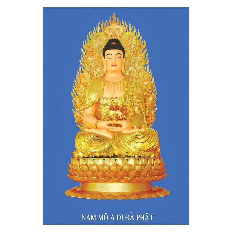 Tranh phật thích ca mâu ni nhiều mẫu cao cấp hiện đại, Tranh Phật Giáo Adida Phật 2227